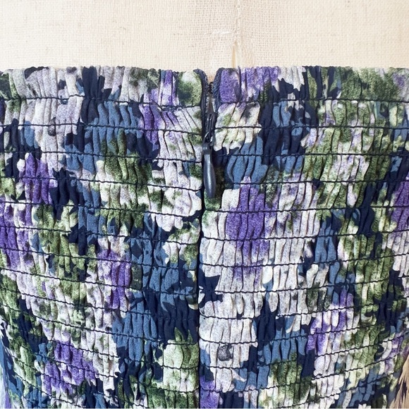 •ASTR• Floral Short Sleeve Asymmetrical Hem Midi Dress - Picture 8 of 13